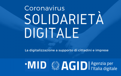 Solidarietà digitale, la digitalizzazione a supporto di cittadini e imprese