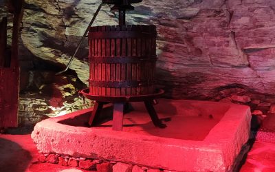 Il torchio nel comune di Perloz