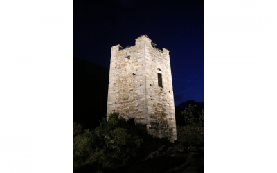 La torre di Pramotton nel comune di Donnas