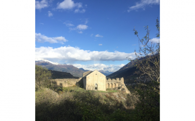 Il complesso di Châtel Argent nel comune di Villeneuve