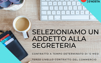 Conclusa la selezione dell’addetto/a alla segreteria
