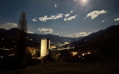 Illuminazione della Torre di Brissogne