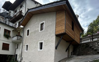 Recupero di un edificio storico ad Avise
