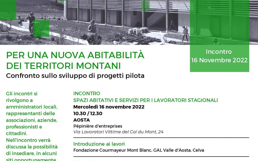 Incontro “Spazi abitativi e servizi per i lavoratori stagionali”