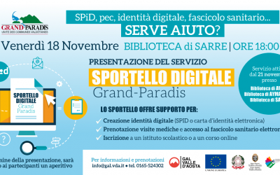 Presentazione dello Sportello Digitale Grand-Paradis