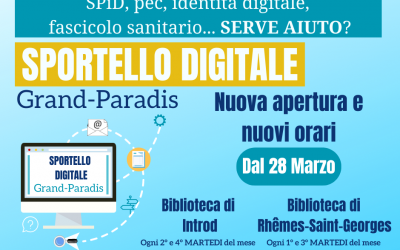 Sportello Digitale Grand-Paradis – Nuova apertura