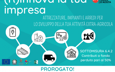 Prorogato il bando 6.4.2 per lo sviluppo delle attività extra-agricole
