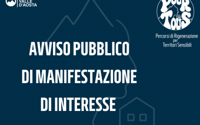 Avviso pubblico di manifestazione di interesse al percorso di accompagnamento “PouR TouS”